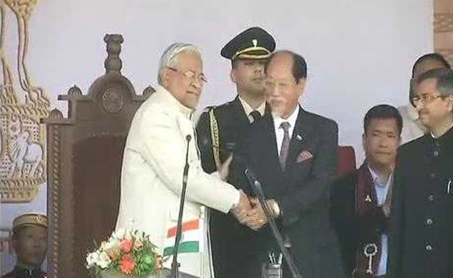 Neiphiu Rio Takes Oath As Nagaland Chief Minister