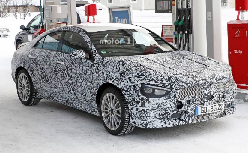 The new Mercedes-Benz CLA sedan appears to be a smaller version of the new CLS