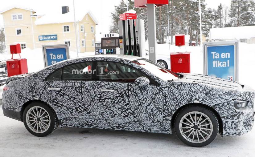 new mercedes benz cla spied