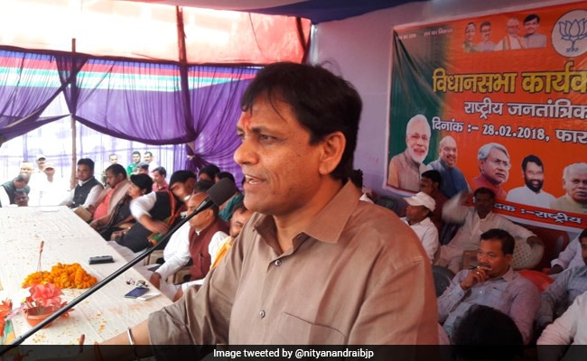 Nityanand Rai, Bihar BJP Chief, Heckled After Talks With Rebel Fails