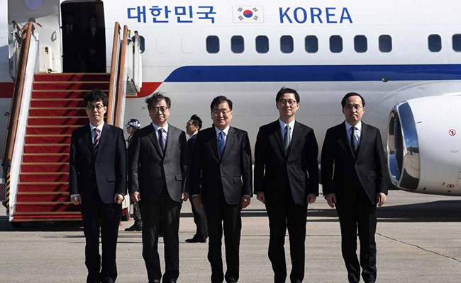 South Korean Team Heads To North In Bid To Bring US, North To Nuclear Talks