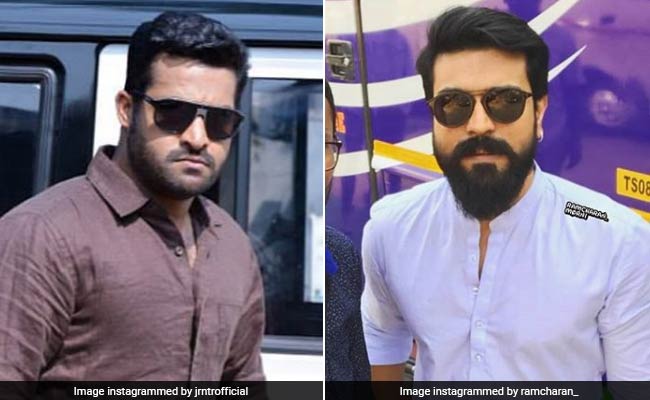 RAM CHARAN ALONG WITH JUNIOR LATEST PHOTOS à°à±à°¸à° à°à°¿à°¤à±à°° à°«à°²à°¿à°¤à°