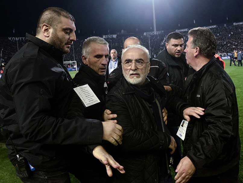 Greek Football Club PAOK Owner Banned For 3 Years Over Pitch Invasion With Gun