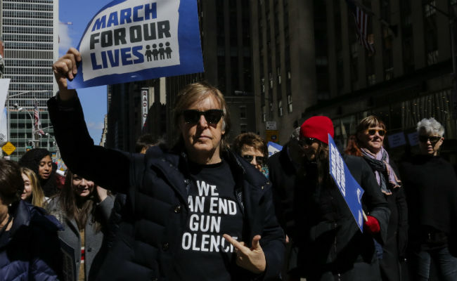 Why Paul McCartney Marched For Gun Law - One Of His Best Friends Was Shot. John Lennon