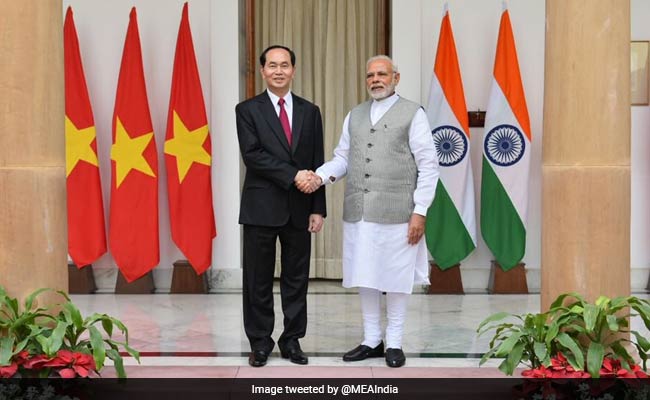 PM Modi held wide-ranging talks with Vietnamese President. Image: @MEAIndia/NDTV