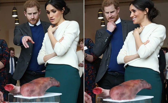 Prince Harry, Meghan Markle Were Totally Creeped Out By A Fake Foot