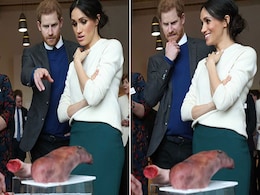 Prince Harry, Meghan Markle Were Totally Creeped Out By A Fake Foot Prince Harry, Meghan Markle Were Totally Creeped Out By A Fake Foot