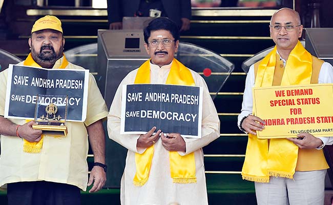 Andhra Pradesh Row LIVE: 'Major Emotional Issue Of Special Status Not Addressed,' Says TDP Lawmakers