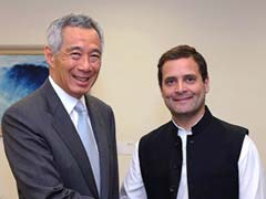 Rahul Gandhi Meets Singapore's Prime Minister Lee Hsien Loong