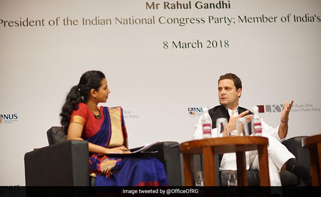 Rahul Gandhi, Grilled In Singapore, Says: 'You Wouldn't Dare With PM Modi'
