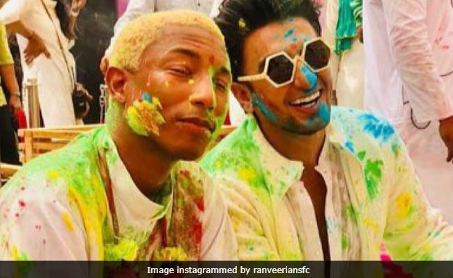 Inside Ranveer Singh's Holi Party For Pharrell Williams