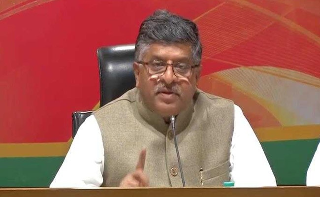 Election Results 2019: People Have Silenced Opposition With Their Votes: Ravi Shankar Prasad