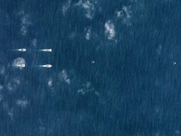 Satellite Images Reveal Show Of Force By Chinese Navy In South China Sea Satellite Images Reveal Show Of Force By Chinese Navy In South China Sea