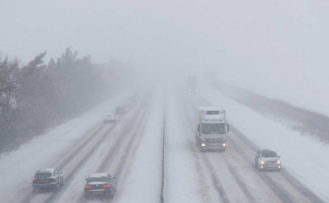 Siberian Blizzards Blast Britain And Ireland, Drivers Trapped In Scotland