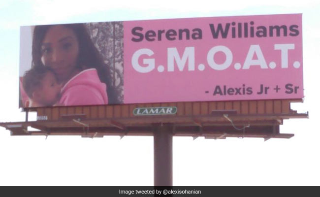 Husband Of The Year Alexis Surprises Wife Serena Williams With 4 Billboards