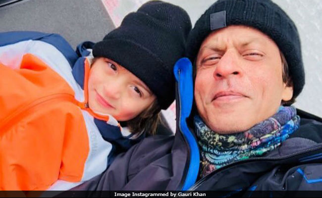 Gauri Khan's Pic Of 'Snowmen' Shah Rukh And AbRam Is A Hit