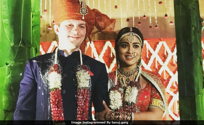 Trending: Pics From Shriya Saran And Andrei Koscheev's Udaipur Wedding