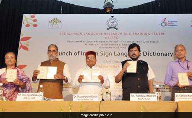 First 'Indian Sign Language' Dictionary Of 3000 Words Launched In Delhi