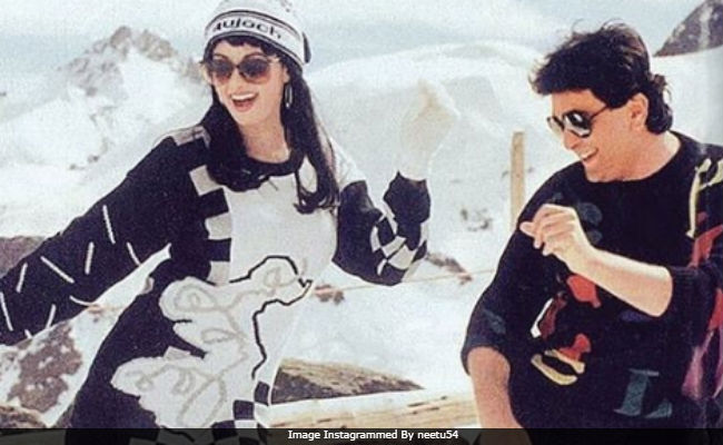 'Reminiscing' Sridevi And Co-Star Rishi Kapoor In Chandni. Posted By Neetu Kapoor