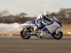 Modified Suzuki Hayabusa To Attempt Steam-Powered Land Speed Record