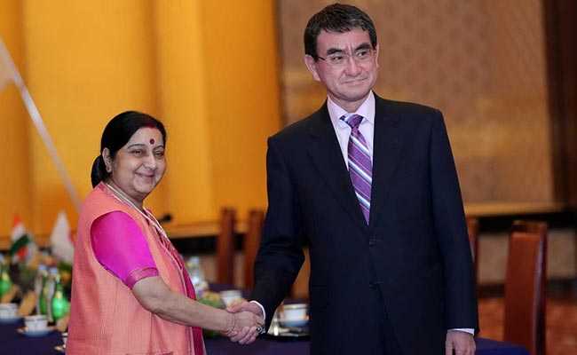 Sushma Swaraj, Japanese Foreign Minister Discuss Indo-Pacific Cooperation