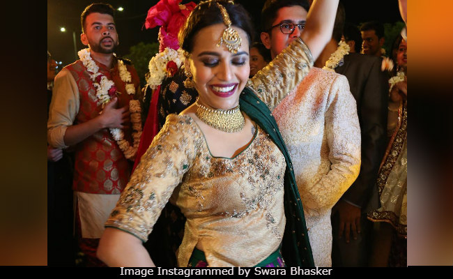 Swara Bhasker Went To A <I>Veere Di Wedding</i> IRL. See Pic Of Her Dancing