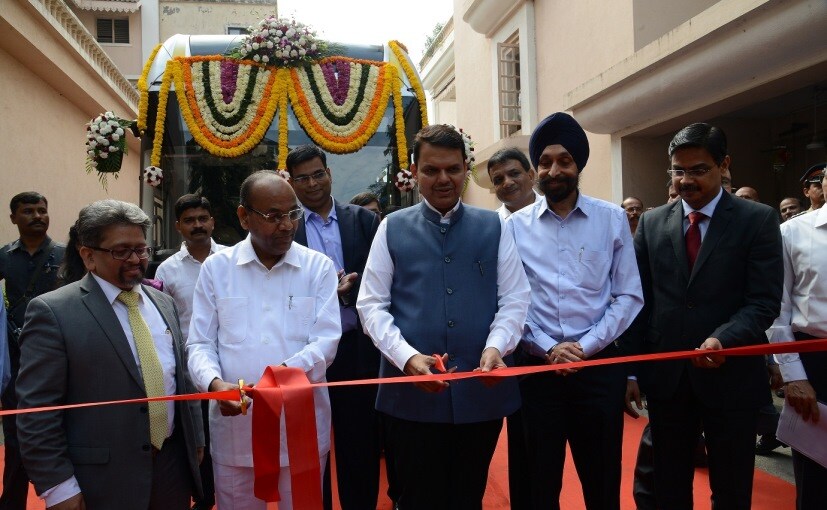 Devendra Fadnavis Hands Over 25 Tata Starbus Hybrid-Electric Buses To MMRDA