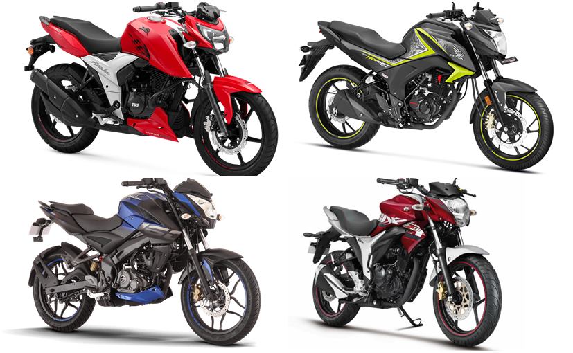 TVS Apache RTR 160 4V vs Bajaj Pulsar NS 160 vs Suzuki Gixxer vs Honda CB Hornet 160R: Spec Comparison