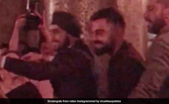 Virat Kohli Dances To Kajra Re At His Veere Di Wedding. Watch Video