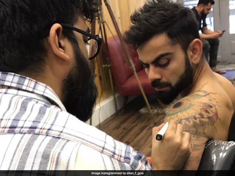 टैटू बनवाते नजर आए Virat Kohli, तस्वीरों में देखें उनका शानदार अंदाज