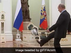 100 Days Before World Cup, Vladimir Putin Kicks It With FIFA Boss