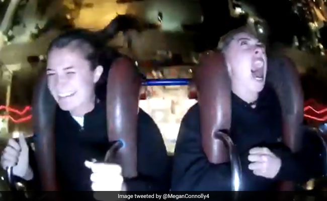 Twitter Is Laughing Hard At This Woman's Meltdown On A Theme Park Ride