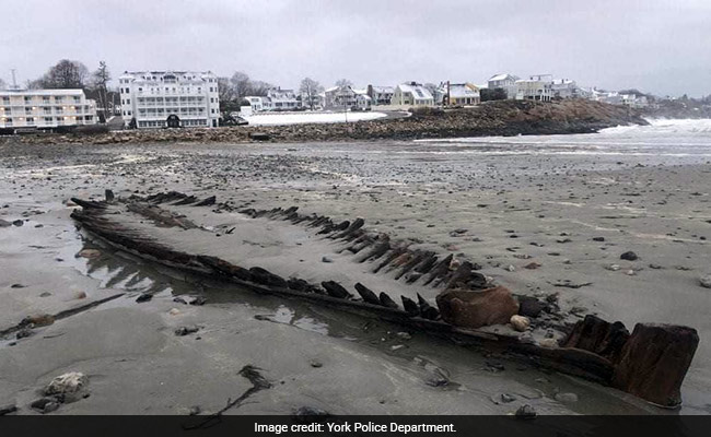 Nor'easter Winds Reveal Surprising Beach Discovery: Remains Of A Revolutionary War-Era Ship