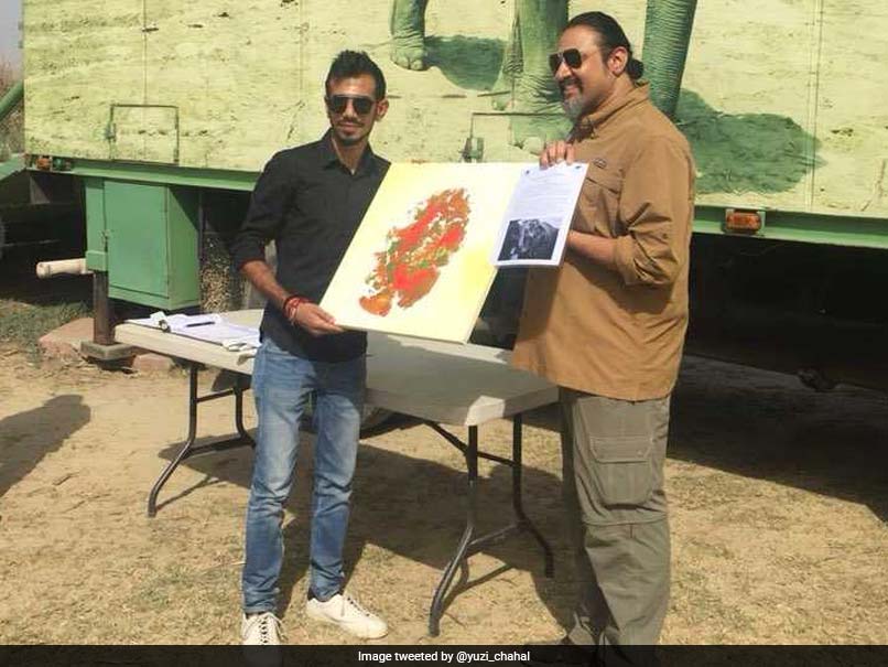 Yuzvendra Chahal Pays A Visit To Elephant Rescue Centre