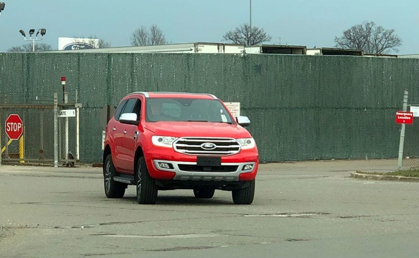 2018 ford endeavour facelift