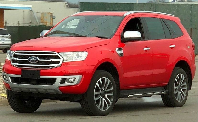 2018 ford endeavour facelift