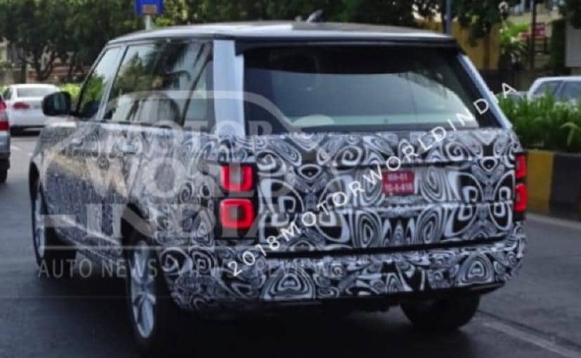 2018 range rover spied in india