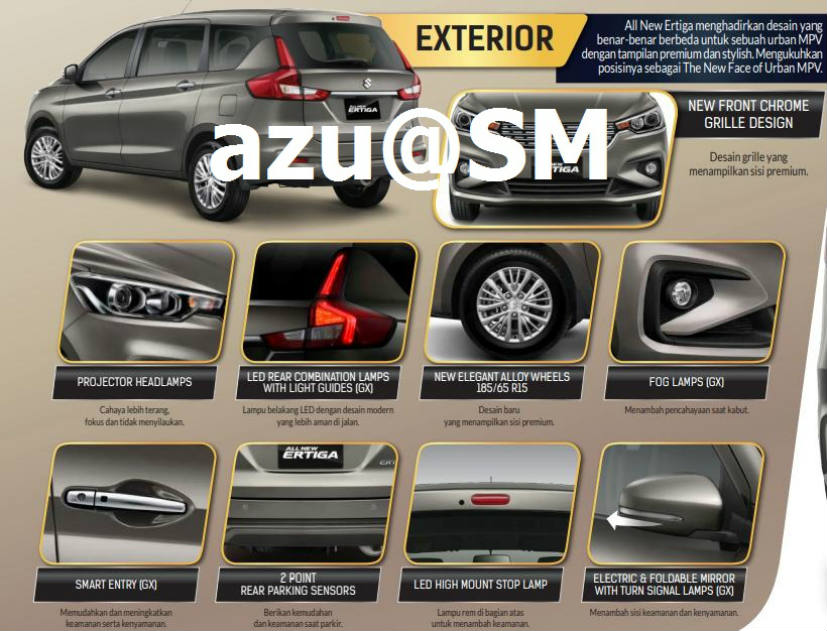 2018 suzuki ertiga leaked brochure