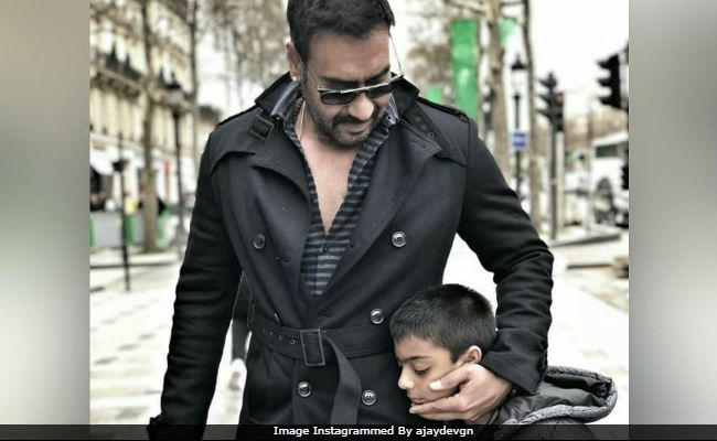 Ajay Devgn Reportedly Trolled For Smoking Next To Son Yug
