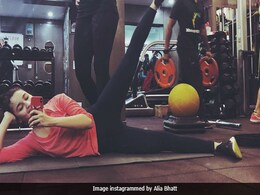 Alia Bhatt Won't Skip Workout Despite Injured Shoulder. Dedication Level - Maximum Alia Bhatt Won't Skip Workout Despite Injured Shoulder. Dedication Level - Maximum