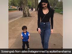 Video: किनके साथ हाथों में हाथ डाल पार्क में घूम रहीं सलमान खान की भांजी, कम ही आती हैं नजर