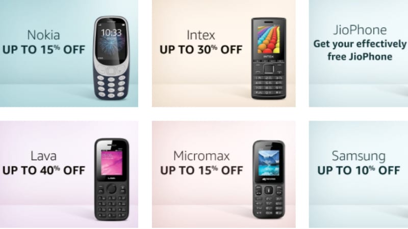 Amazon Feature Phones Fest: सस्ते में खरीदें Jio Phone, Nokia 3310 और ये फीचर फोन
