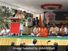 At Karnataka Rally, Amit Shah Says, Congress "Dividing The Country"