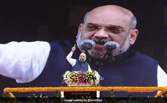 Congress Rally Is Nothing But <i>Parivar Akrosh</i> Rally, Highlights Irrelevance: Amit Shah