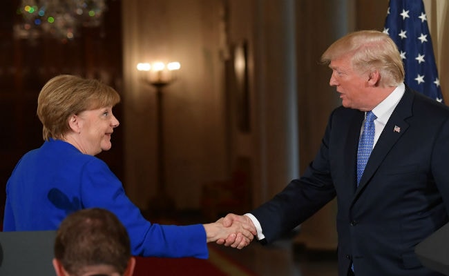 Despite Warmth, Angela Merkel And Trump Still Differ On Trade And NATO