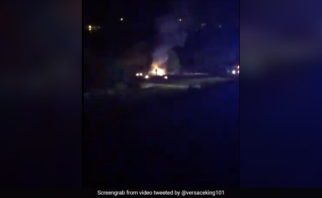 Video: Small Plane Crashes Onto Golf Course, Bursts Into Flames