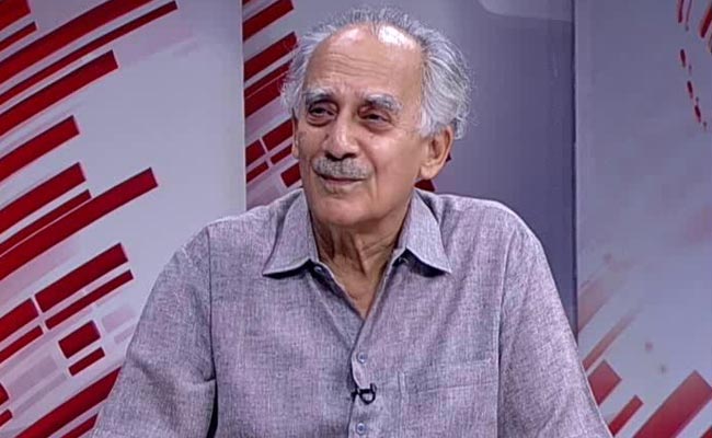 Ex-Union Minister Arun Shourie Hospitalised After Brain Injury, Stable