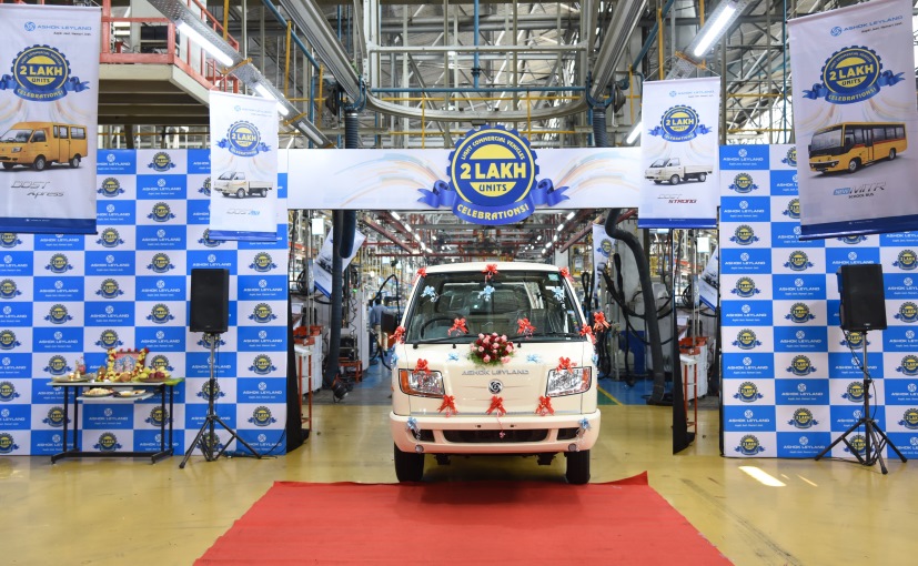Ashok Leyland Rolls Out 2,00,000th LCV from its Hosur Plant