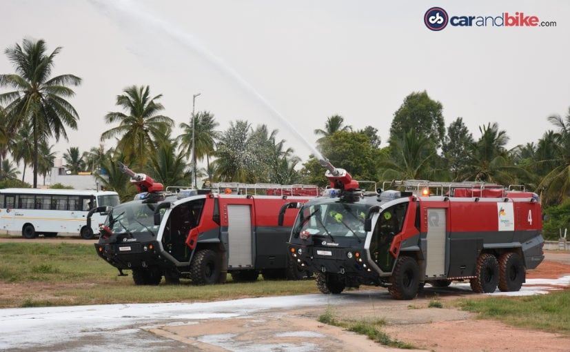 Bangalore Airport Fire Truck Experience Carandbike