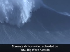 Surfer Sets World Record For Riding Biggest Wave Ever. It Was 80-Foot-Tall